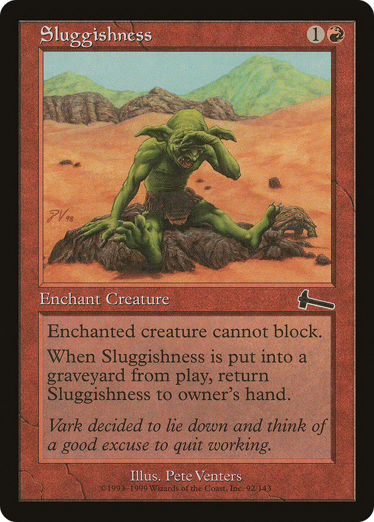 Sluggishness (ULG-092) [Urza's Legacy] Foil
