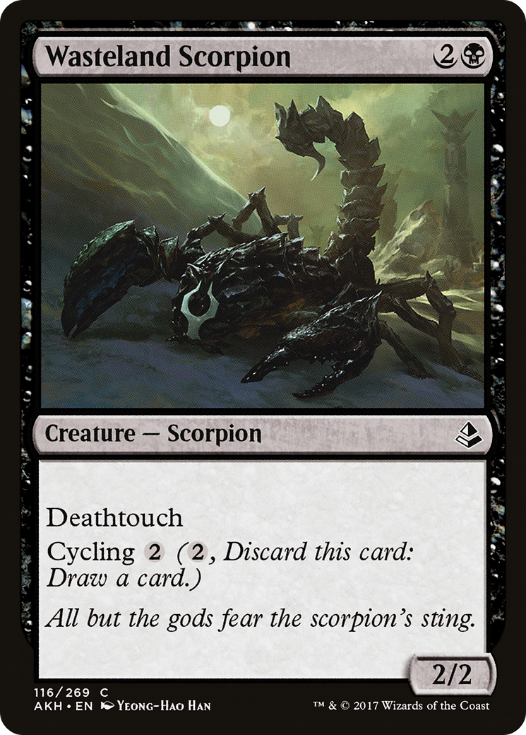 Wasteland Scorpion (AKH-116) [Amonkhet] Foil