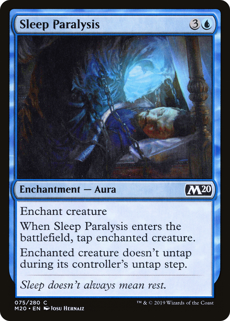 Sleep Paralysis (M20-075) [Core Set 2020] Foil