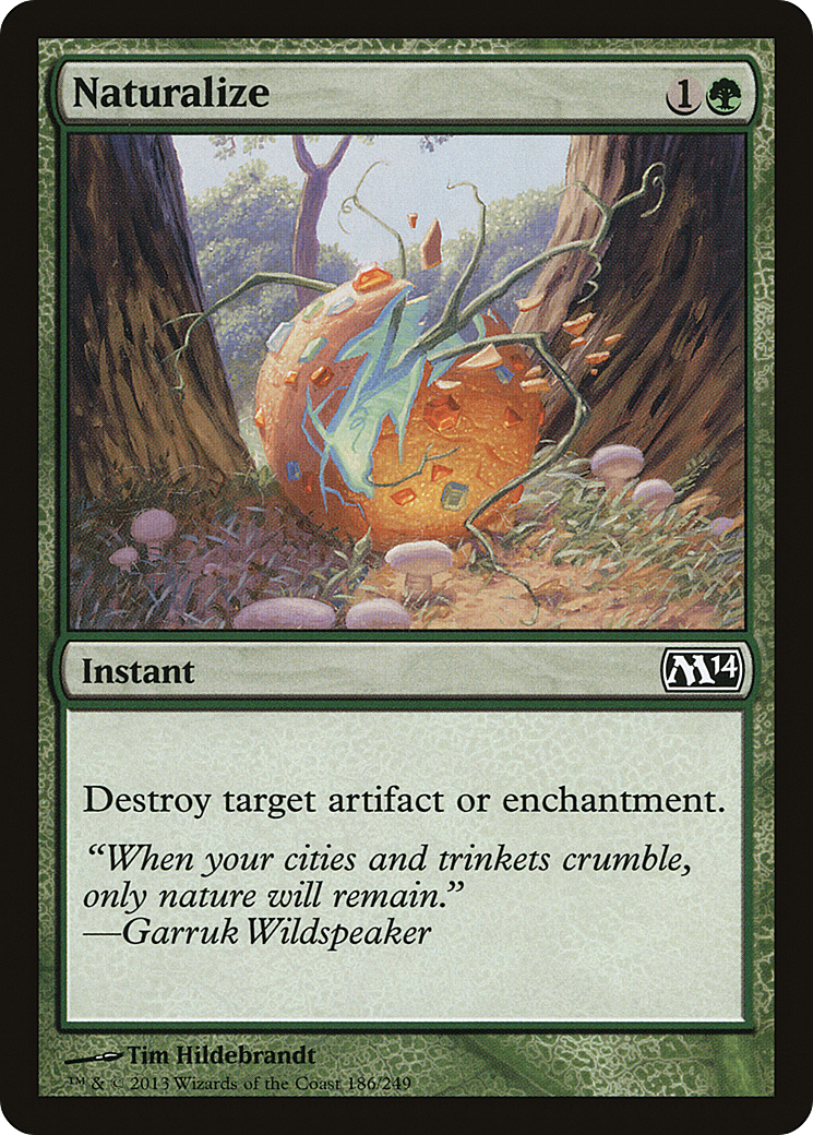 Naturalize (M14-186) [Magic 2014] Foil
