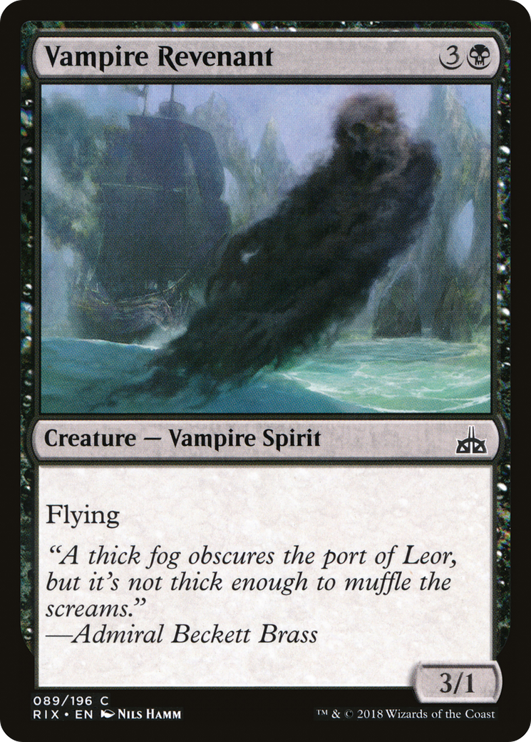Vampire Revenant (RIX-089) [Rivals of Ixalan] Foil