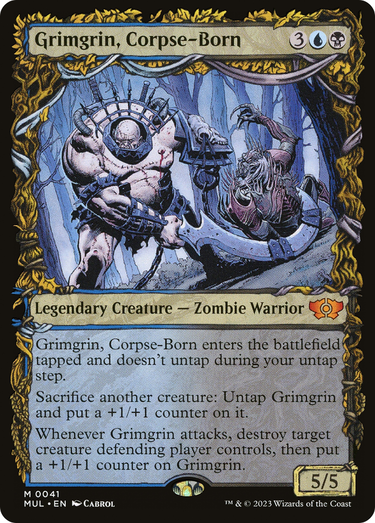 Grimgrin, Corpse-Born (MUL-041) (Showcase) [Multiverse Legends]