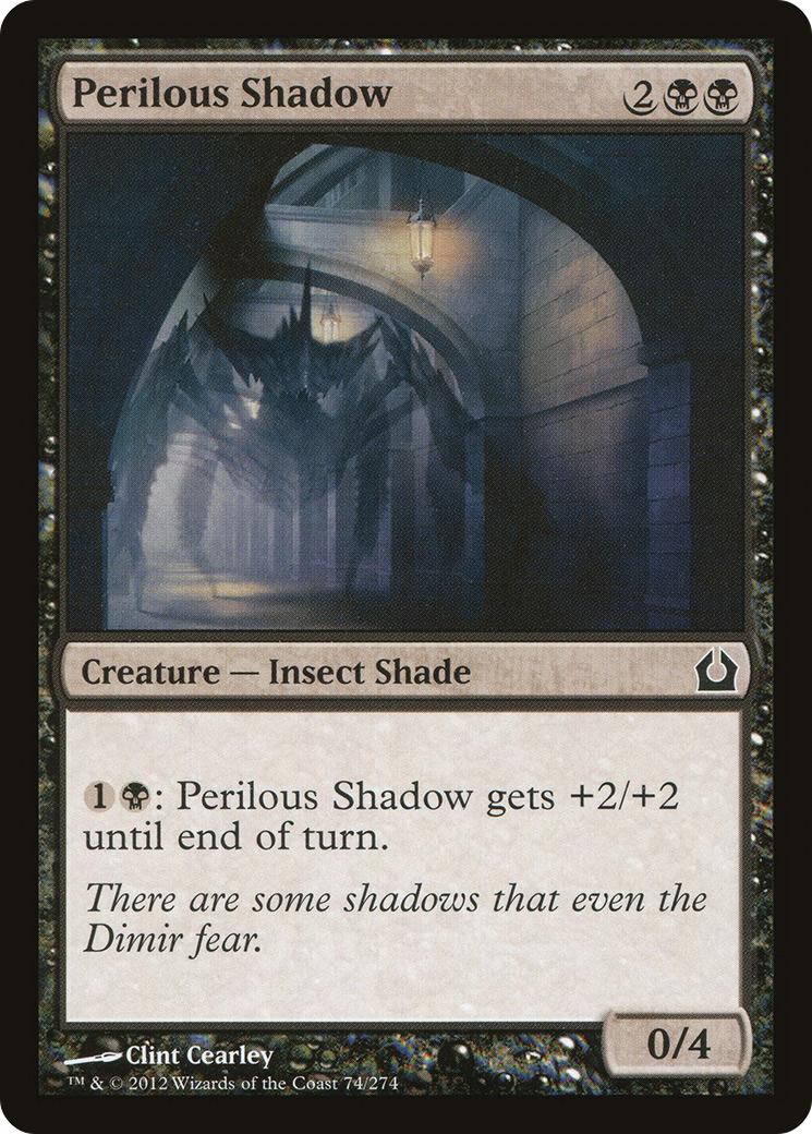 Perilous Shadow (RTR-074) [Return to Ravnica] Foil