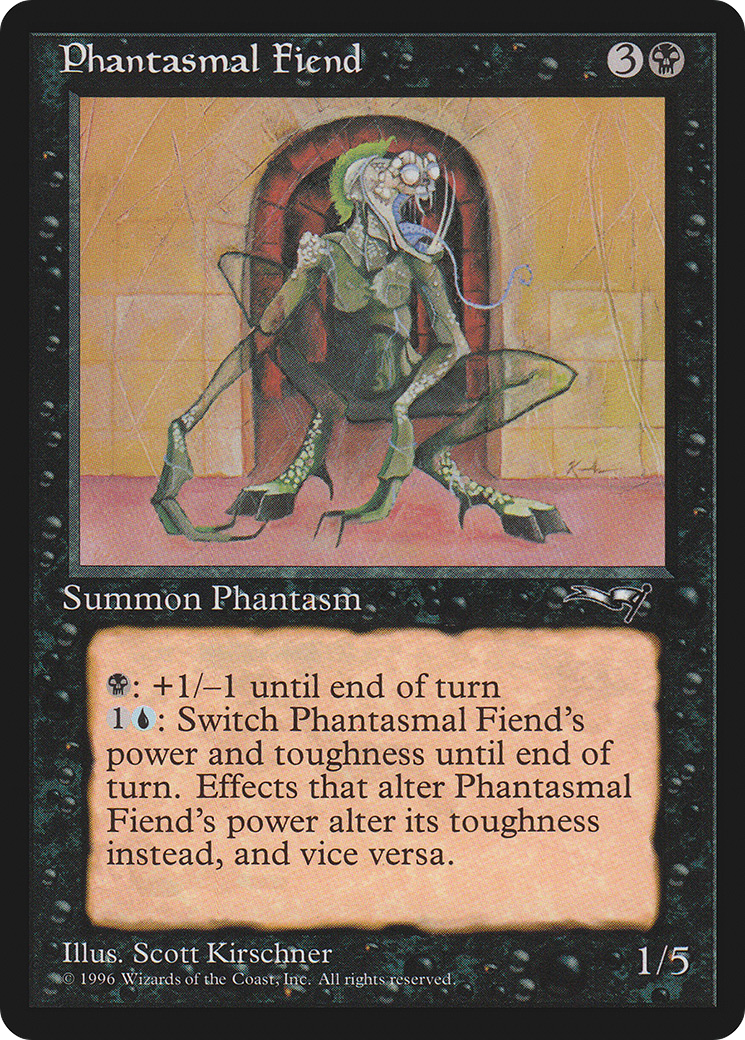 Phantasmal Fiend (Doorway) (ALL-021) [Alliances]