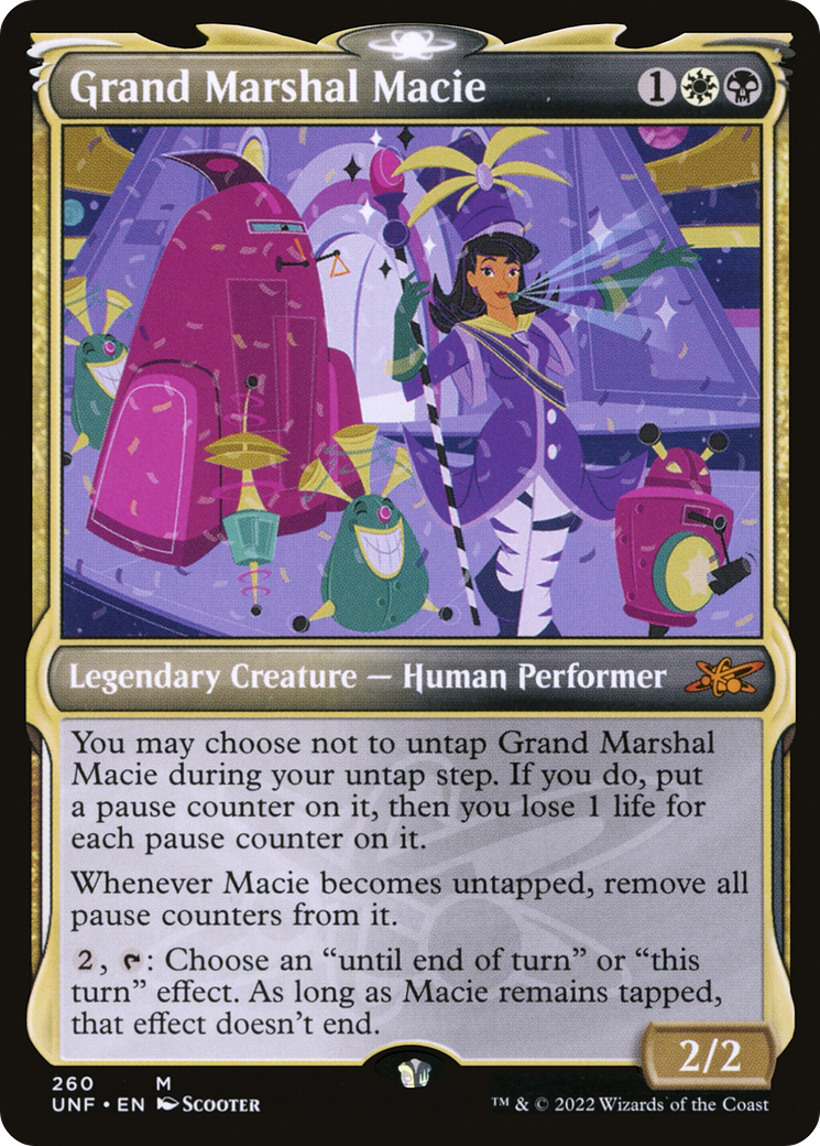 Grand Marshal Macie (Showcase) (UNF-260) [Unfinity] Foil