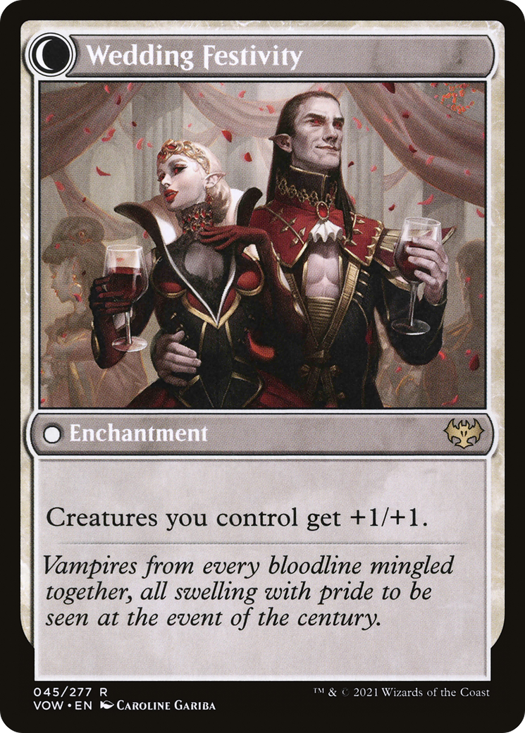 Wedding Announcement (VOW-045) [Innistrad: Crimson Vow] Foil