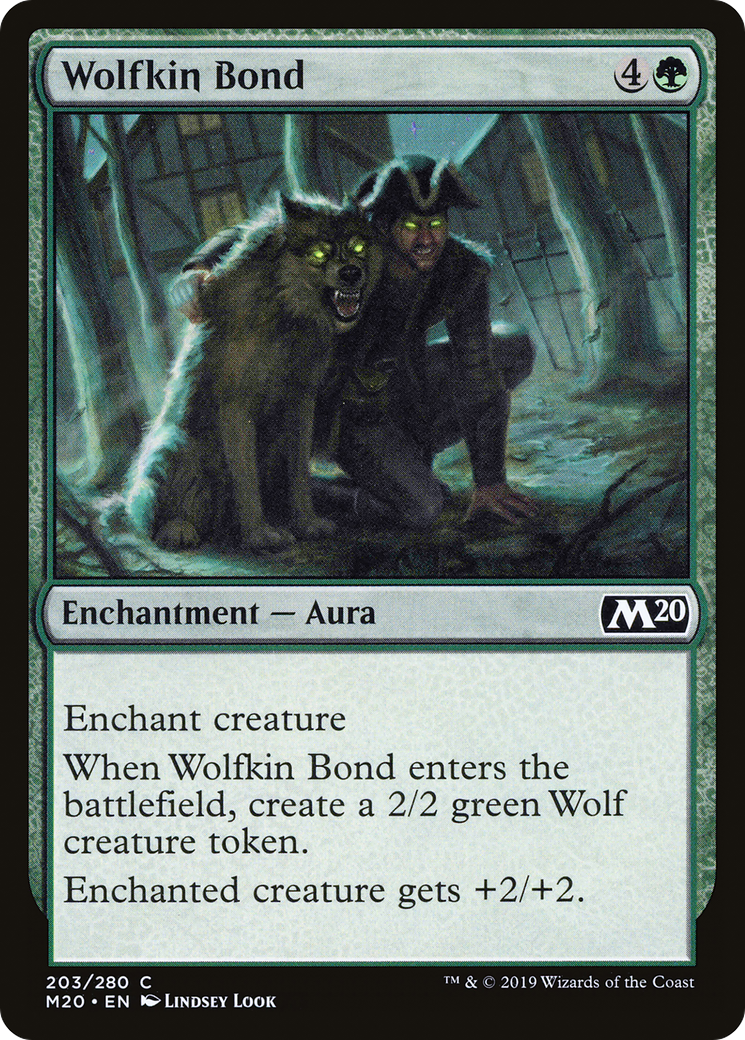 Wolfkin Bond (M20-203) [Core Set 2020]