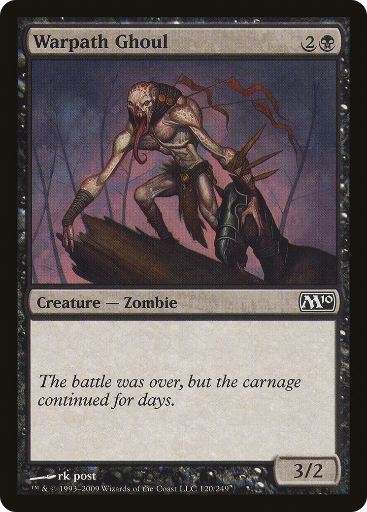 Warpath Ghoul (M10-120) [Magic 2010] Foil