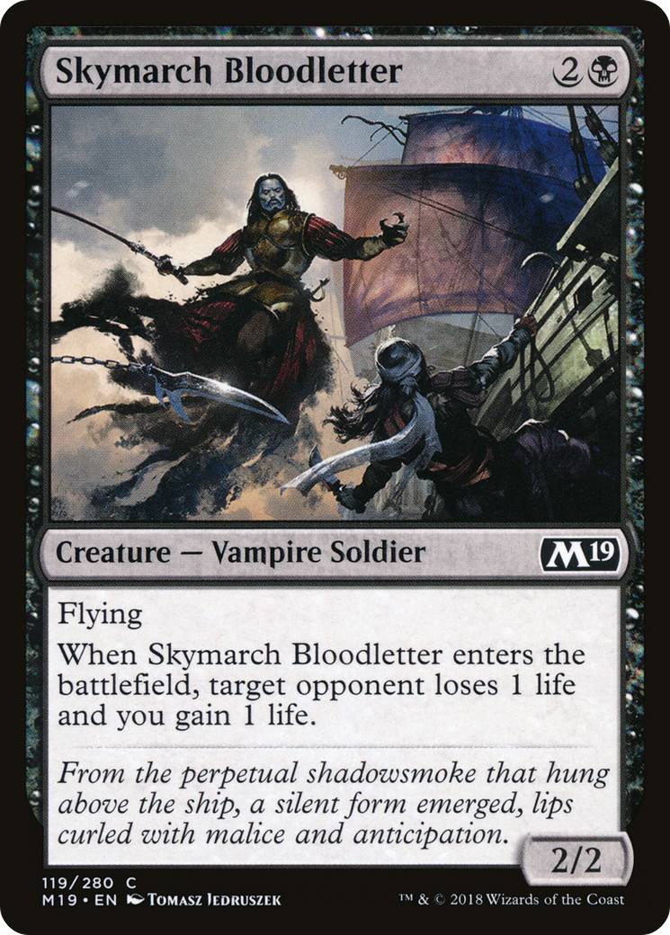 Skymarch Bloodletter (M19-119) [Core Set 2019] Foil