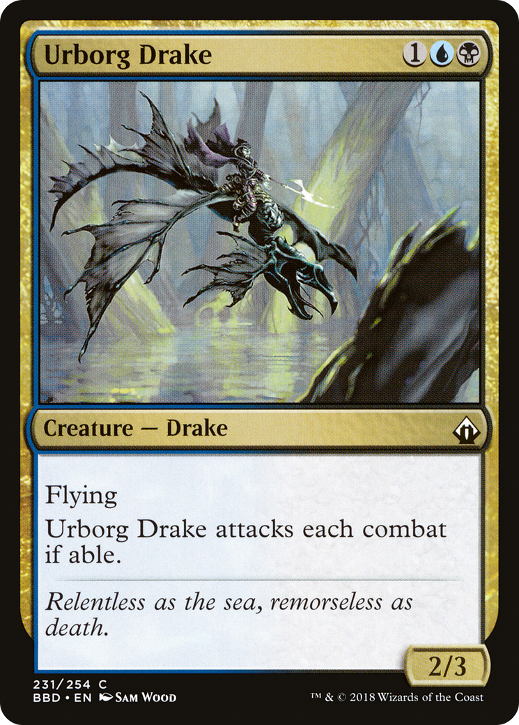 Urborg Drake (BBD-231) [Battlebond] Foil