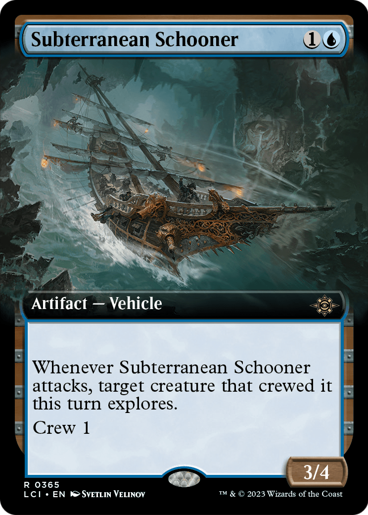 Subterranean Schooner (Extended Art) (LCI-365) [The Lost Caverns of Ixalan]