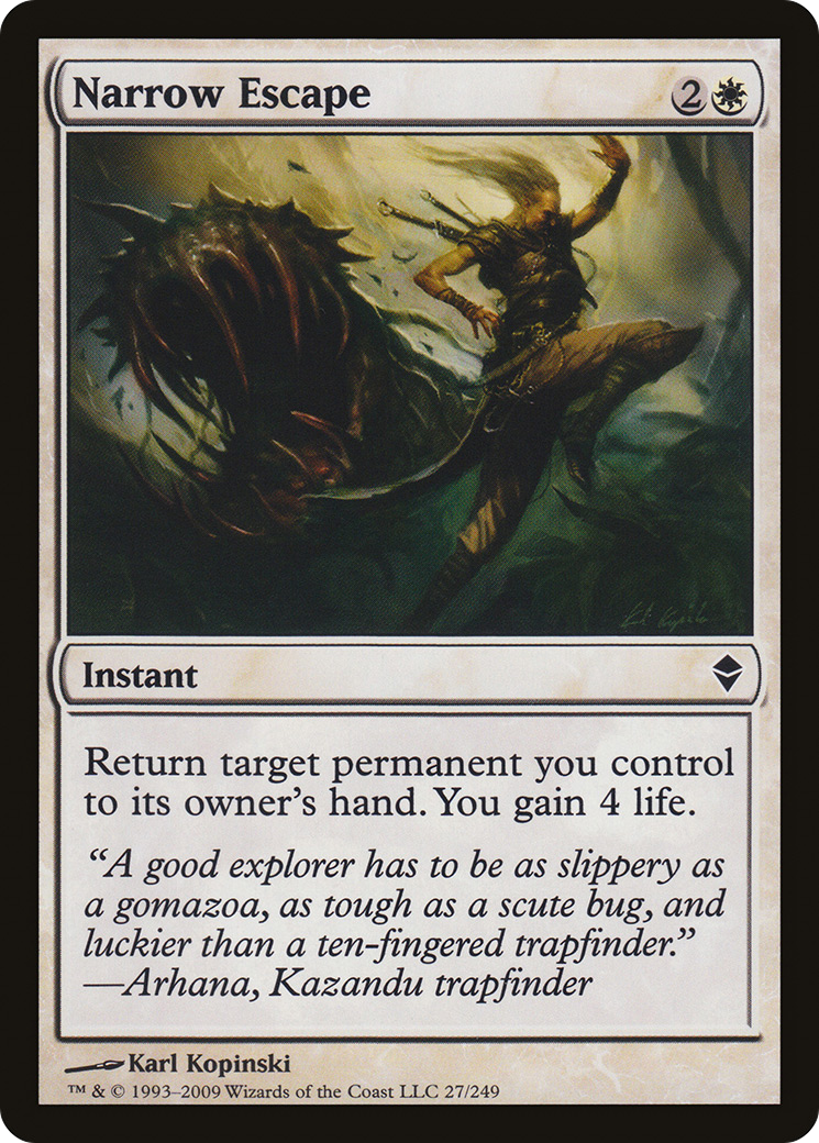 Narrow Escape (ZEN-027) [Zendikar]