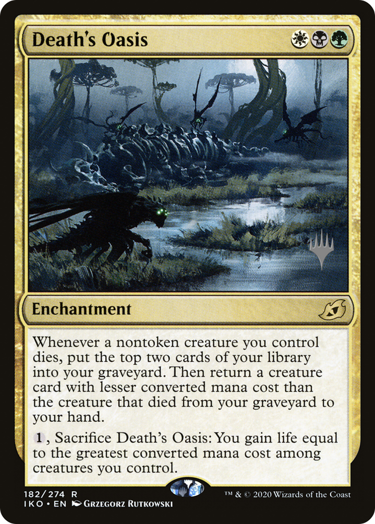 Death's Oasis (PPIKO-182) [Promo Pack: Ikoria: Lair of Behemoths Promos] Foil