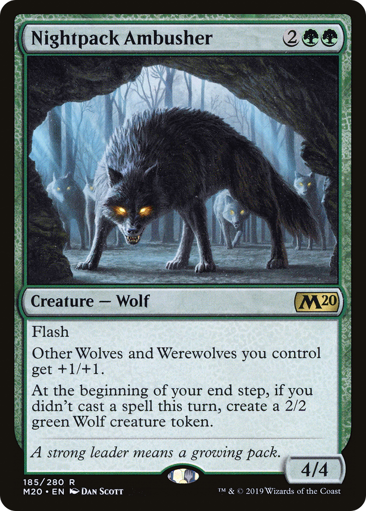Nightpack Ambusher (M20-185) [Core Set 2020] Foil