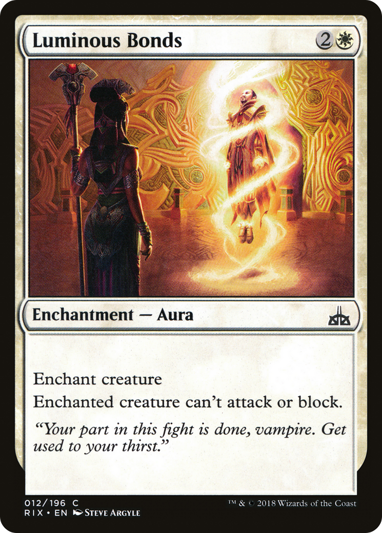 Luminous Bonds (RIX-012) [Rivals of Ixalan]