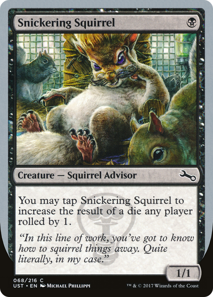 Snickering Squirrel (UST-068) [Unstable] Foil