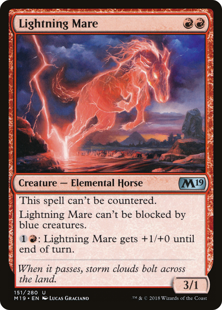 Lightning Mare (M19-151) [Core Set 2019] Foil