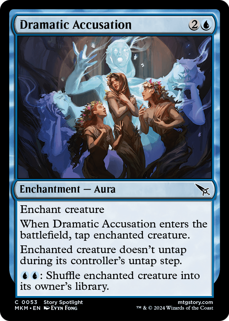 Dramatic Accusation - Foil [Murders at Karlov Manor]