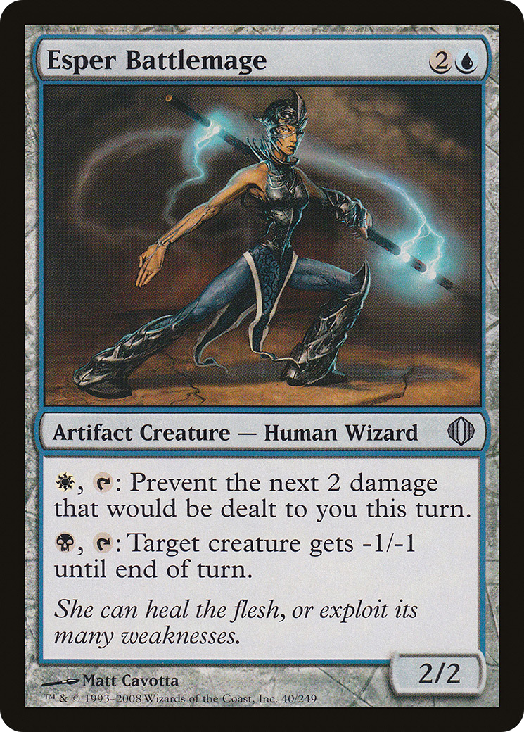 Esper Battlemage (ALA-040) [Shards of Alara] Foil