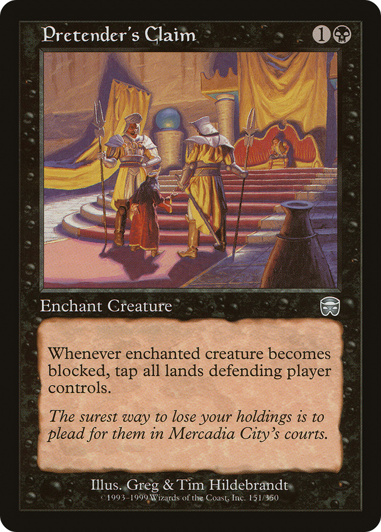 Pretender's Claim (MMQ-151) [Mercadian Masques]