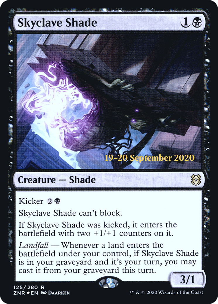 Skyclave Shade (PRE-125) [Zendikar Rising Promos] Foil