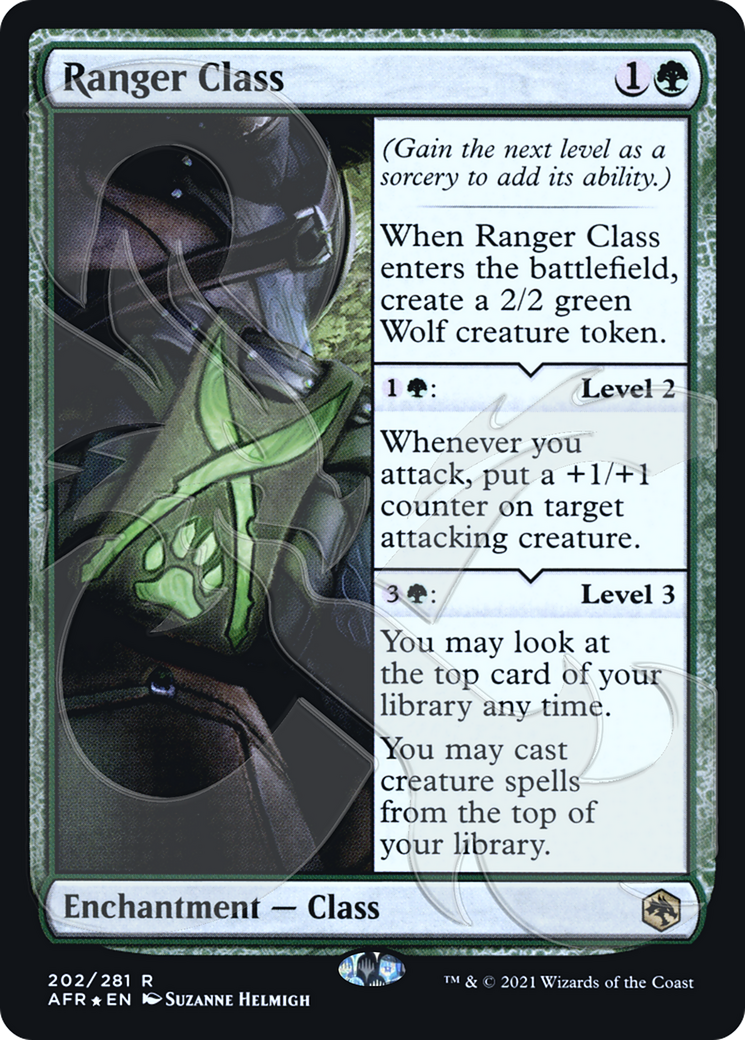 Ranger Class (AFR&-202) [Adventures in the Forgotten Realms Promos] Foil