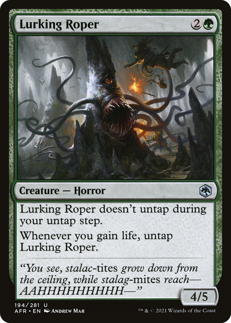 Lurking Roper (AFR-194) [Adventures in the Forgotten Realms]
