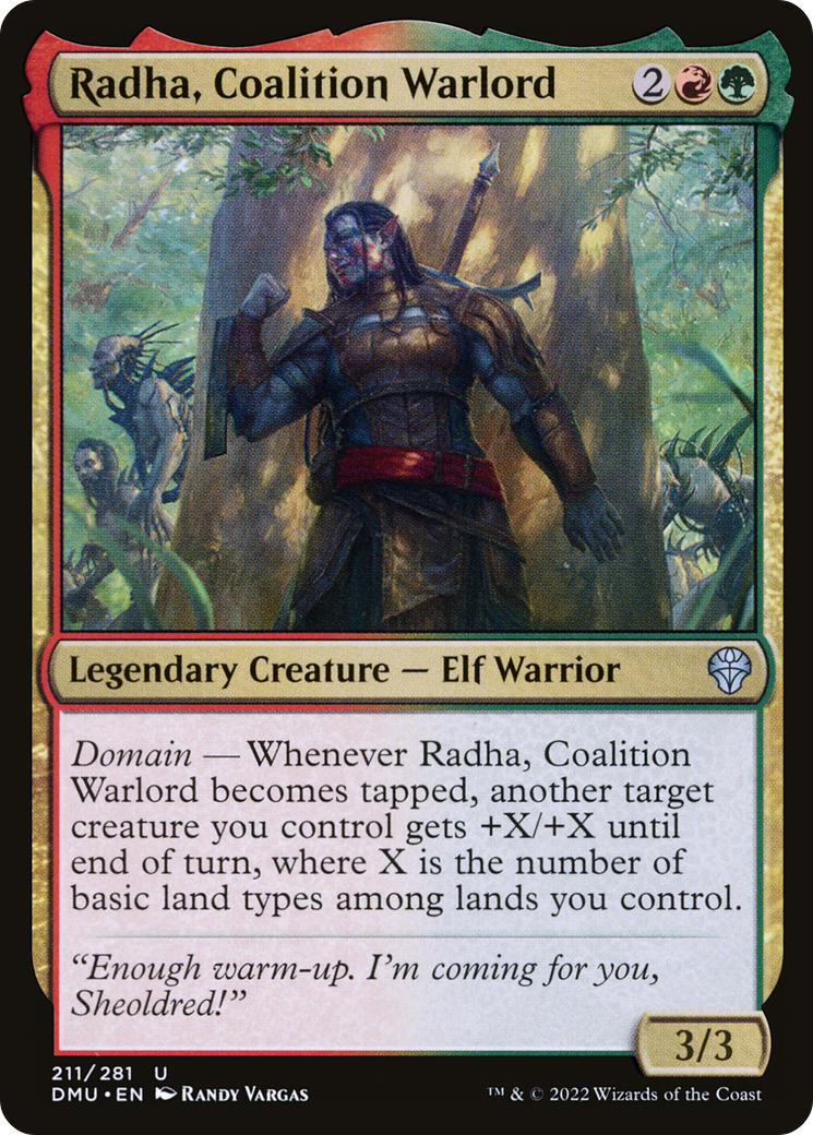 Radha, Coalition Warlord - Foil [Dominaria United]