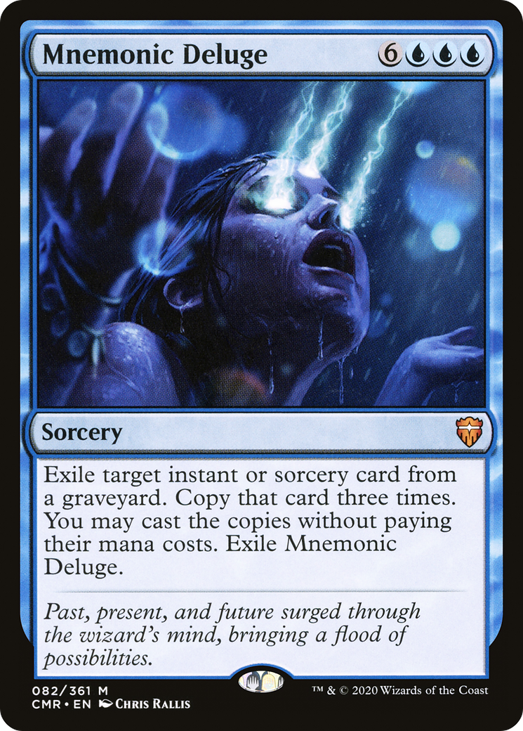 Mnemonic Deluge (CMR-082) [Commander Legends] Foil