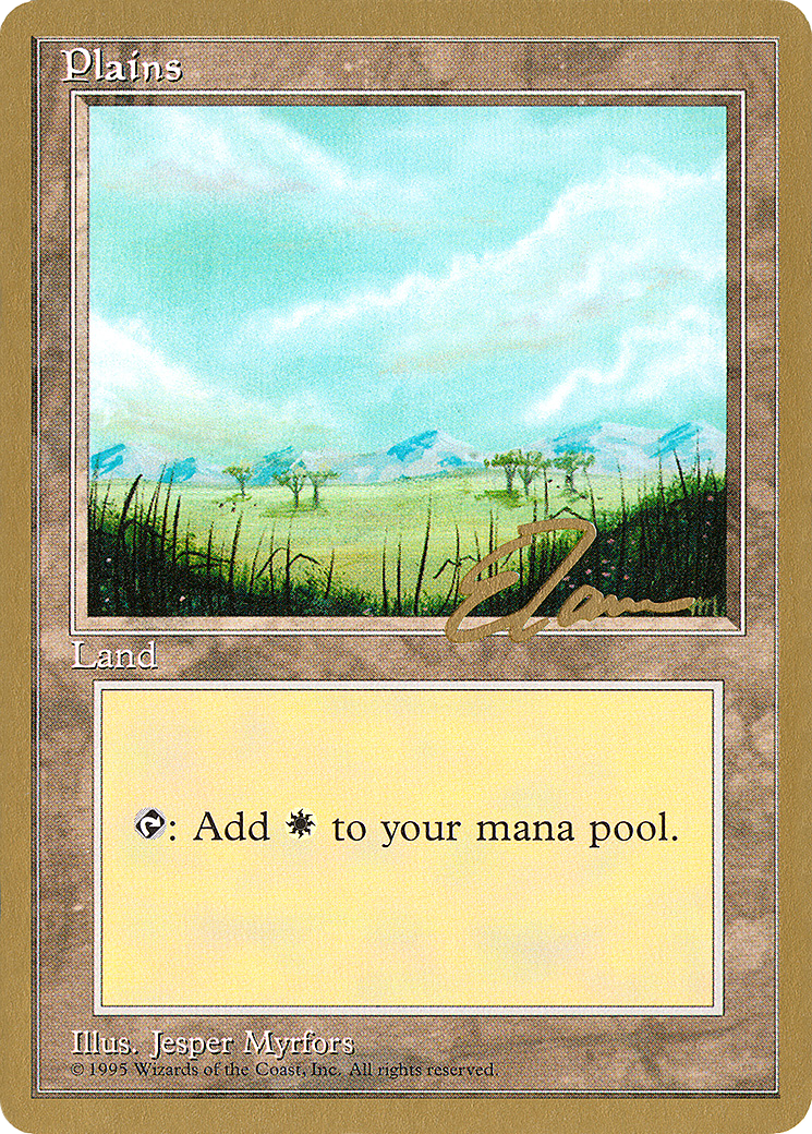 Plains (B) - 1996 Eric Tam (4ED) [Pro Tour Collector Set]