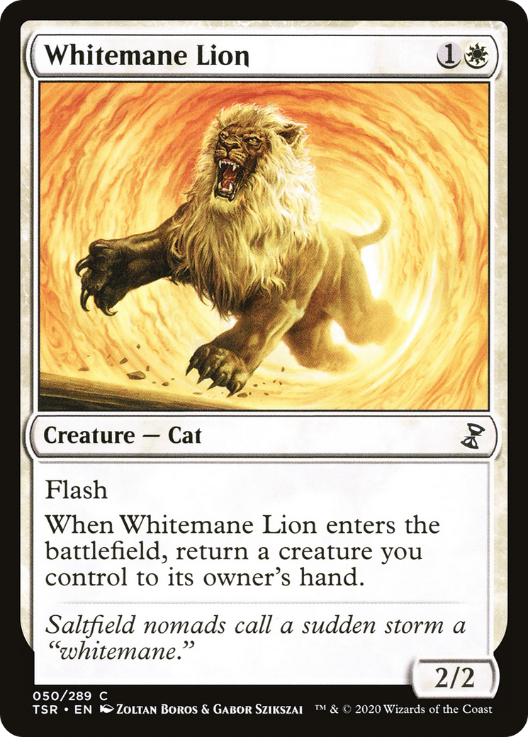 Whitemane Lion (TSR-050) [Time Spiral Remastered] Foil