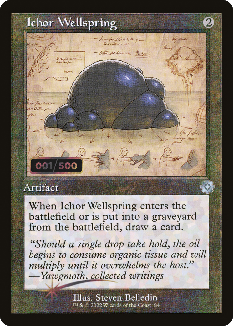 Ichor Wellspring (Schematic) (Serial Numbered) (BRR-84Z) [The Brothers' War Retro Artifacts] Foil