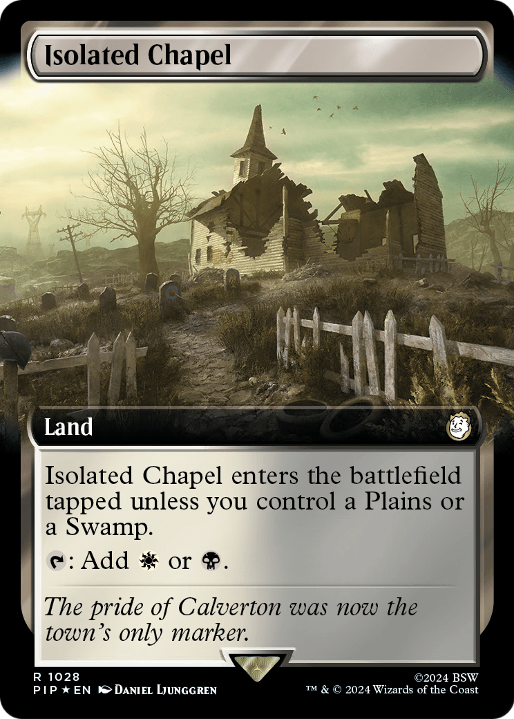 Isolated Chapel (Extended Art) (Surge Foil) (PIP-1028) [Fallout] Foil