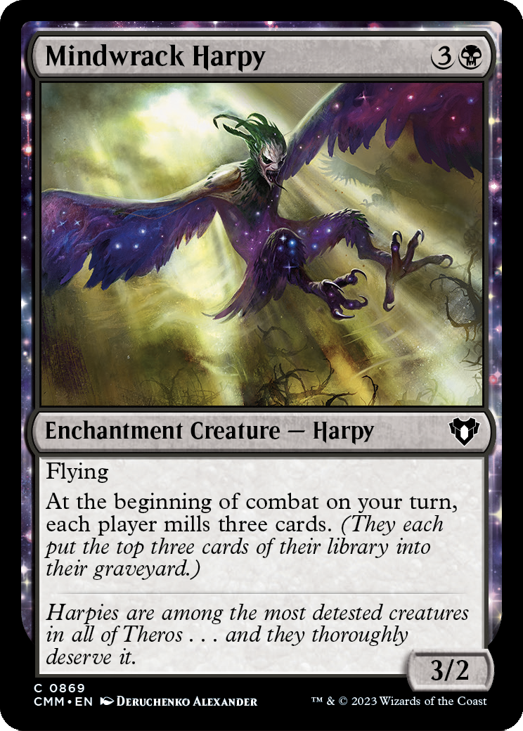 Mindwrack Harpy (CMM-869) [Commander Masters]