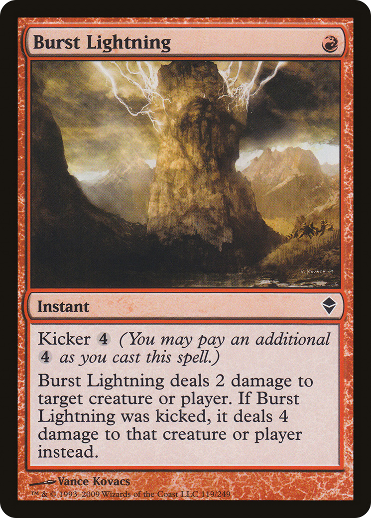 Burst Lightning (ZEN-119) [Zendikar]
