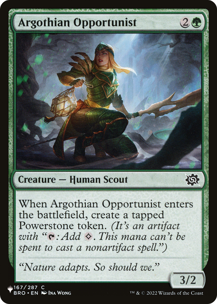 Argothian Opportunist (LIST-167/012) [The List]
