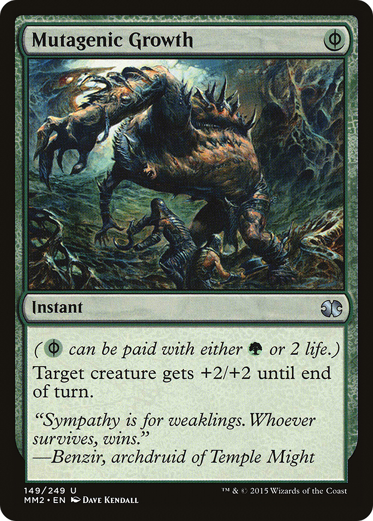 Mutagenic Growth (MM2-149) [Modern Masters 2015] Foil