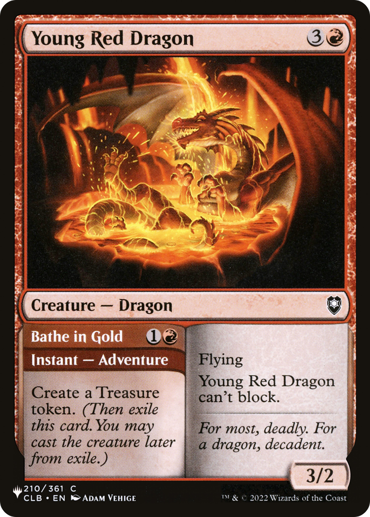 Young Red Dragon (LIST-210/361) [The List]
