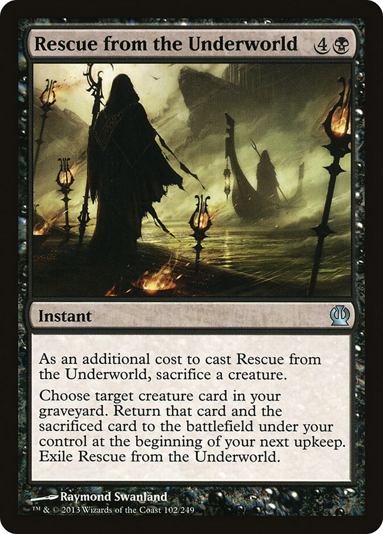 Rescue from the Underworld (THS-102) [Theros] Foil