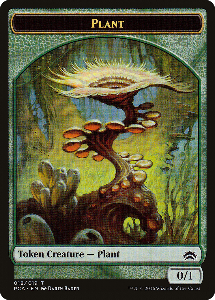 Plant // Ooze Double-sided Token (PCA-18 // 16) [Planechase Anthology Tokens]