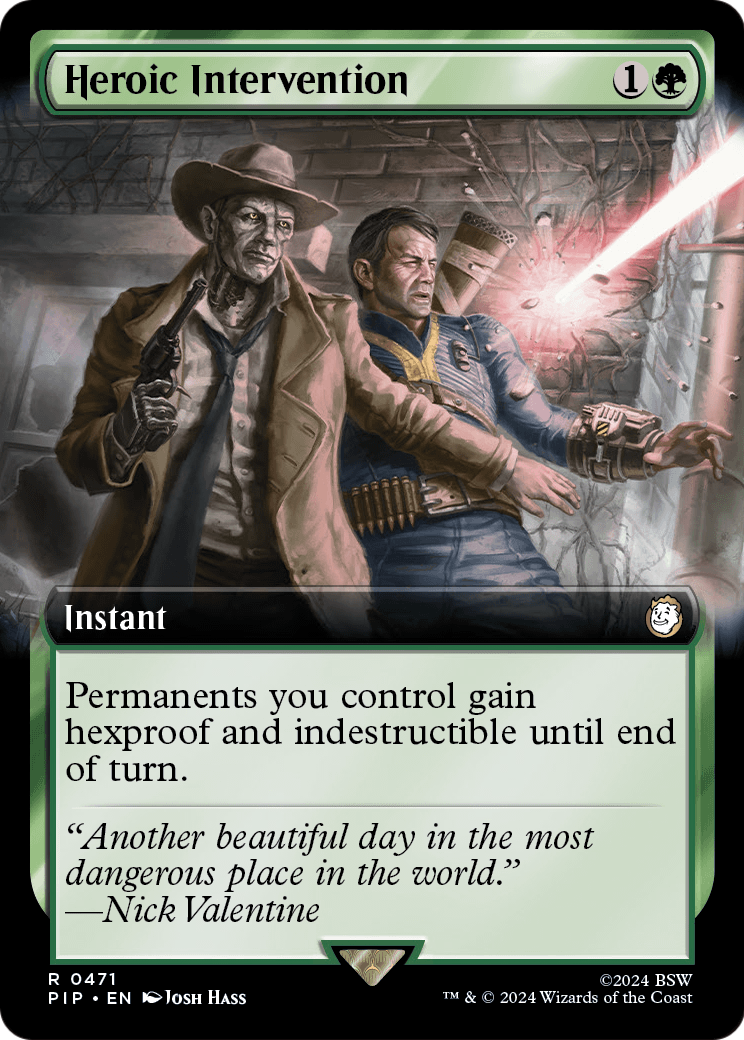 Heroic Intervention (Extended Art) (PIP-471) [Fallout] Foil