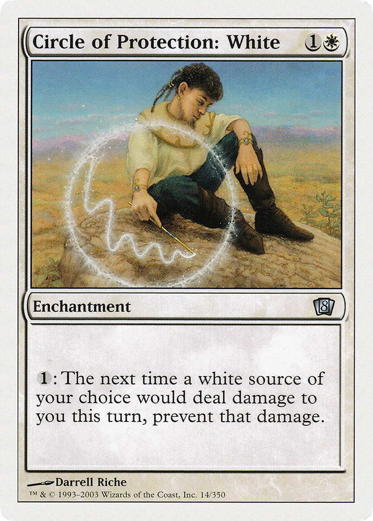 Circle of Protection: White (8ED-014) [8th Edition]