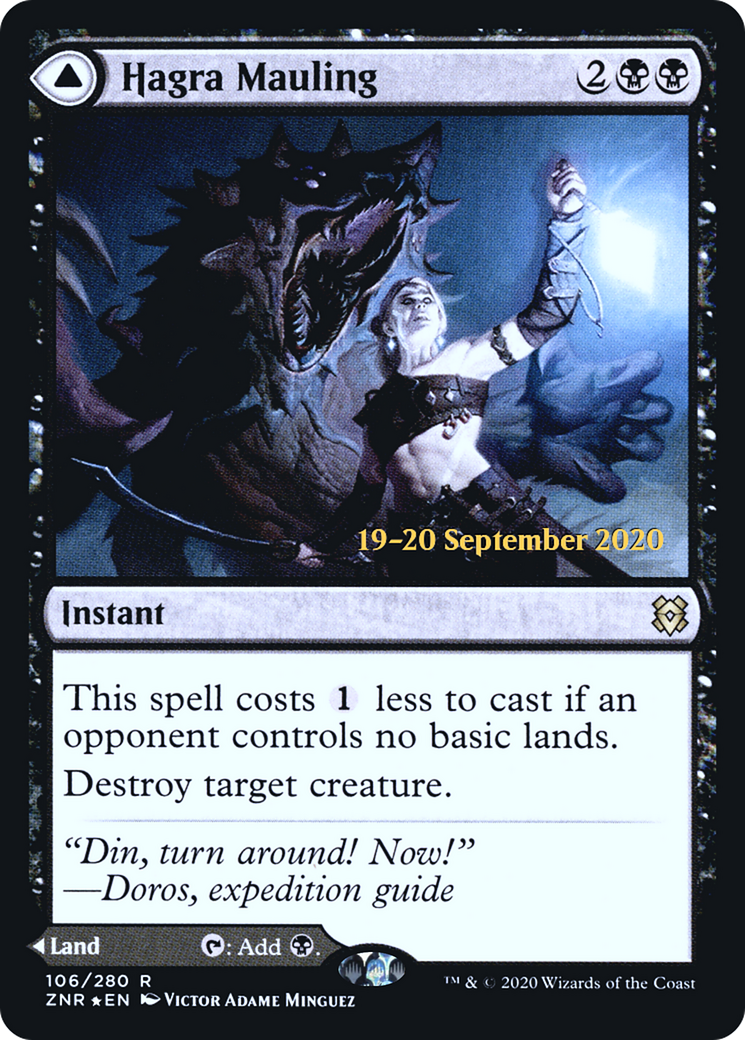 Hagra Mauling (PRE-106) [Zendikar Rising Promos] Foil