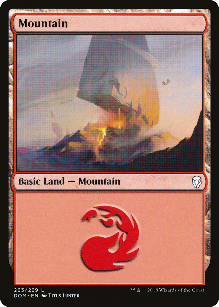 Mountain (DOM-263) [Dominaria]