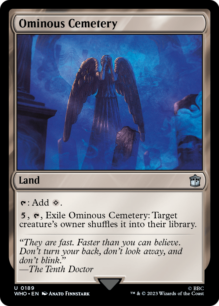 Ominous Cemetery (WHO-189) [Doctor Who]