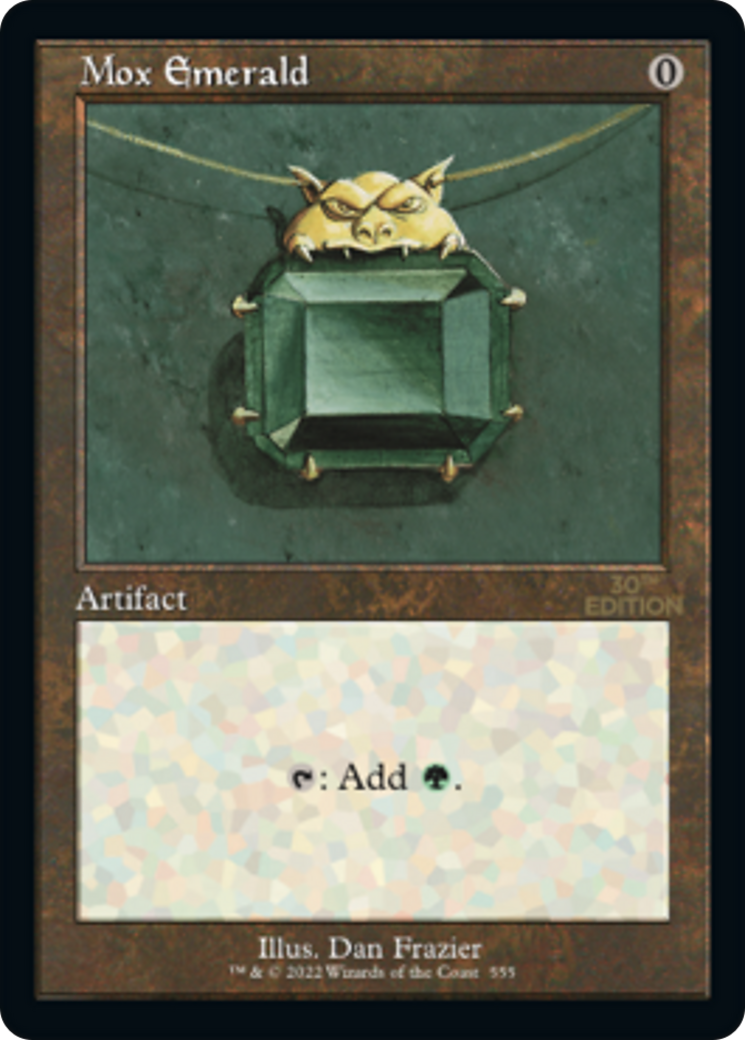 Mox Emerald (Retro Frame) (30A-555) [30th Anniversary Edition]