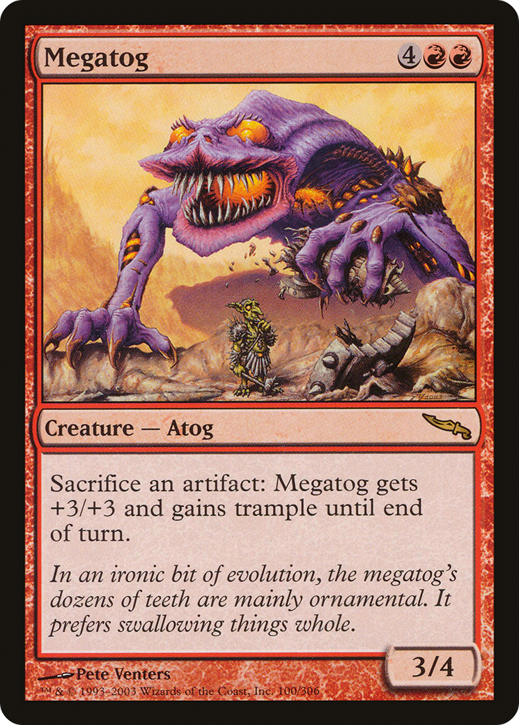 Megatog (MRD-100) [Mirrodin] Foil