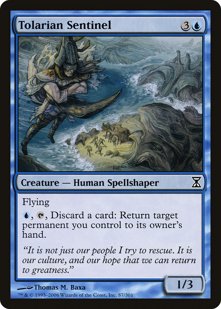 Tolarian Sentinel (TSP-087) [Time Spiral]