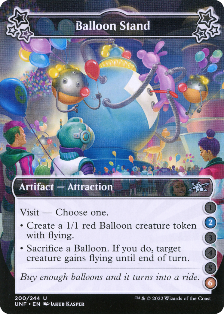 Balloon Stand (2-6) (UNF-200) [Unfinity] Foil