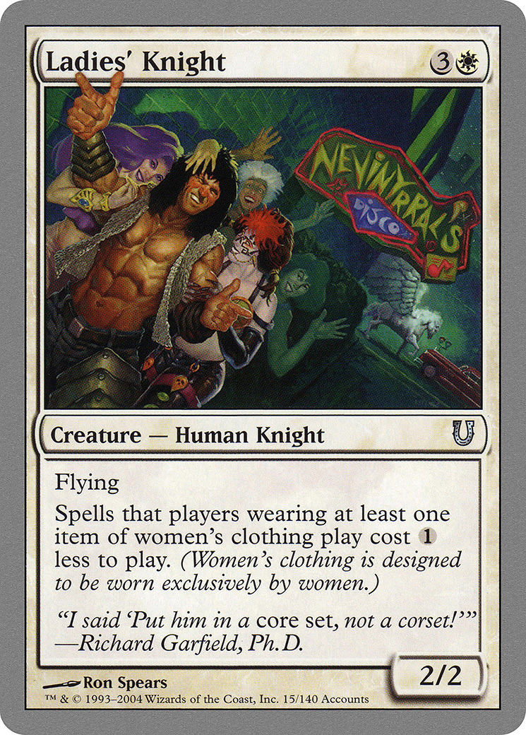 Ladies' Knight (UNH-015) [Unhinged] Foil